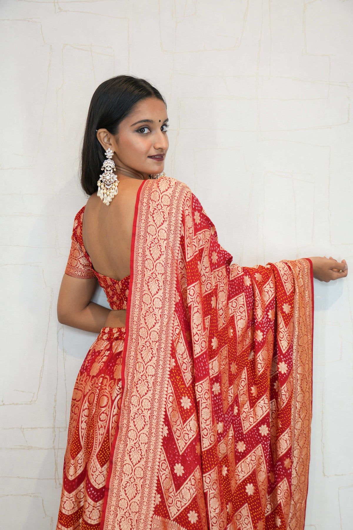 Royal Bandhani Lehenga Set