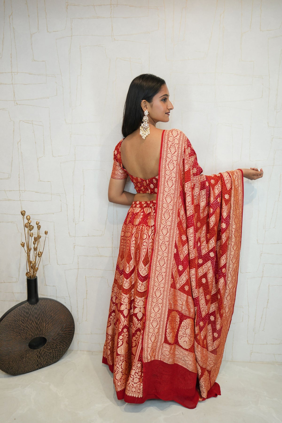 Royal Bandhani Lehenga Set