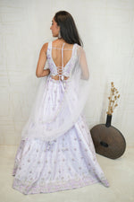 Embroidered Lehenga Set (Lavender)
