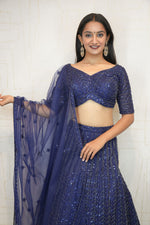 Spark Sequin Lehenga Set
