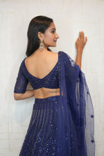Spark Sequin Lehenga Set