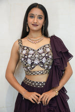 Designer Luxury Embellished Crop Top