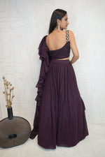 Designer Luxury Embellished Crop Top