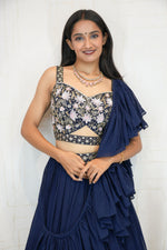 Designer Luxury Embellished Crop Top