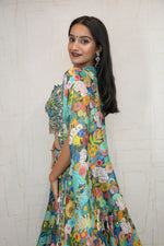 Floral Embroidered Lehenga Set with Shrug