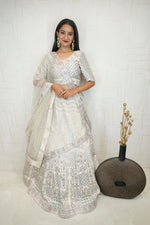 Embroidered Lehenga Set with Dupatta