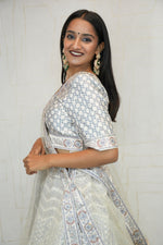 Embroidered Lehenga Set with Dupatta