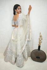 Embroidered Lehenga Set with Dupatta