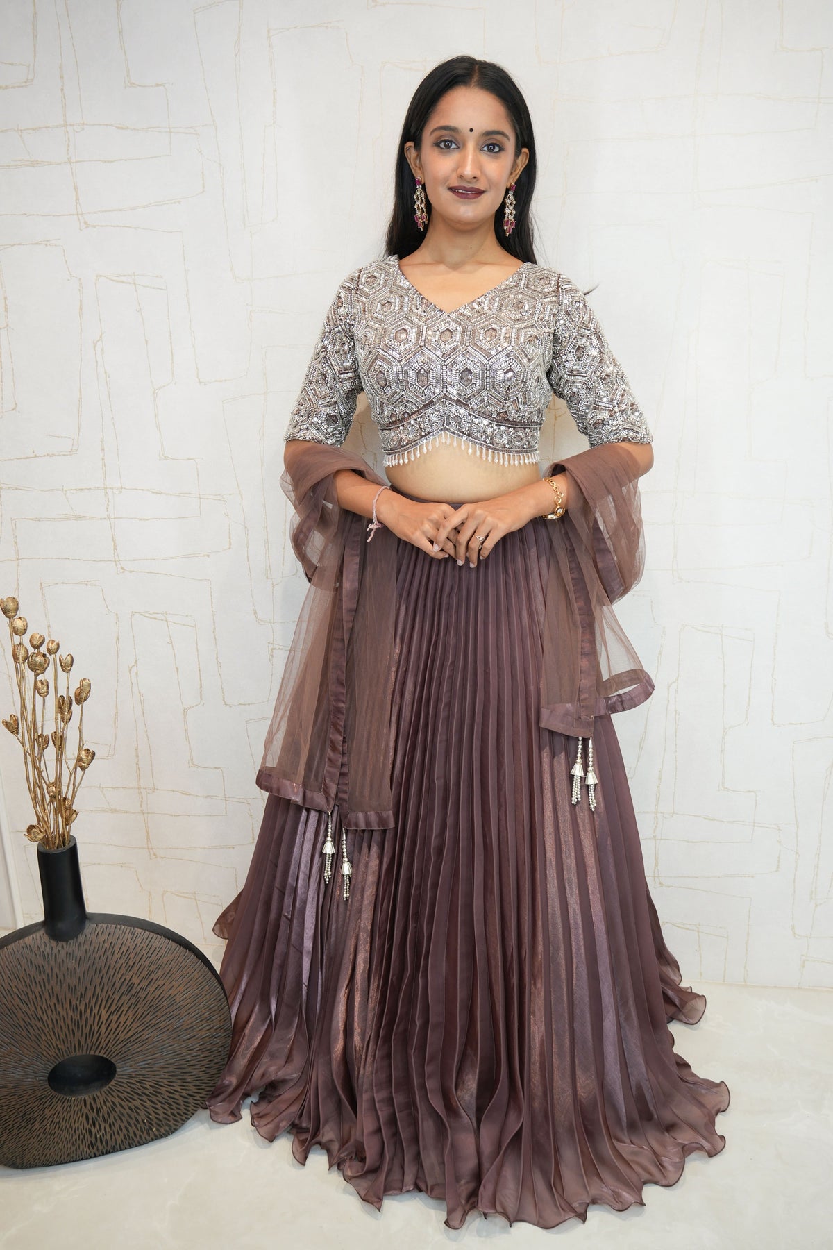 Luxury Embellished Crop Top