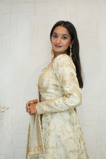 Elegant Ivory Embroidered Lehenga Set