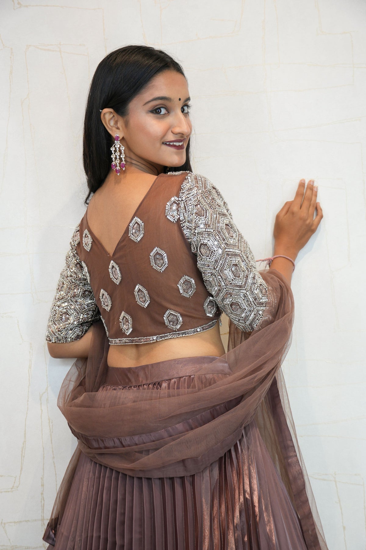 Luxury Embellished Crop Top