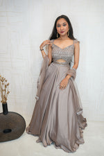 Sparkle Embellished Sleeveless Crop Top