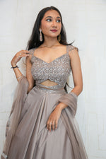 Sparkle Embellished Sleeveless Crop Top