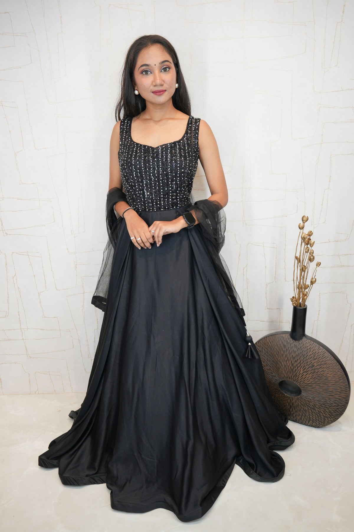 Designer Floor-Length Elegant Gown