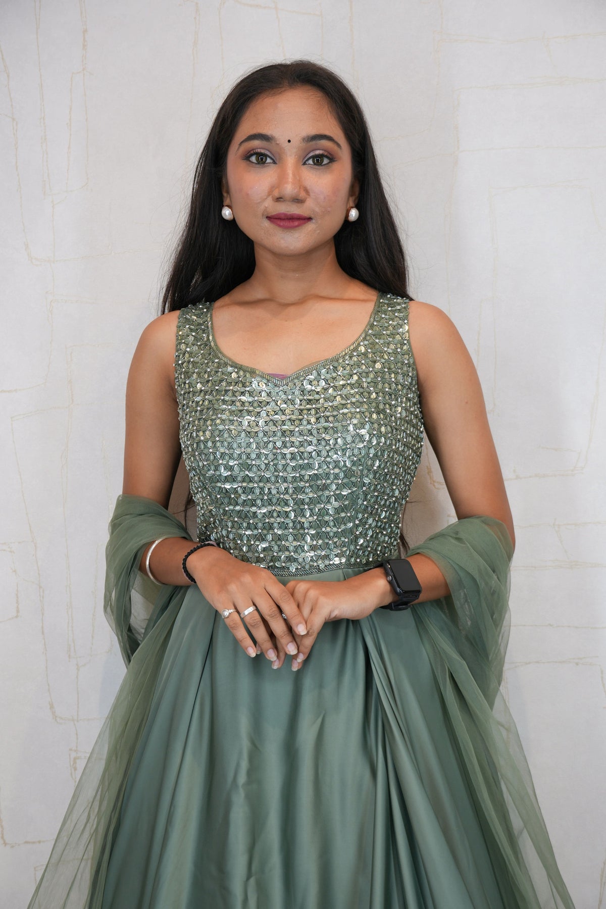 Sparkle Embellished Evening Gown