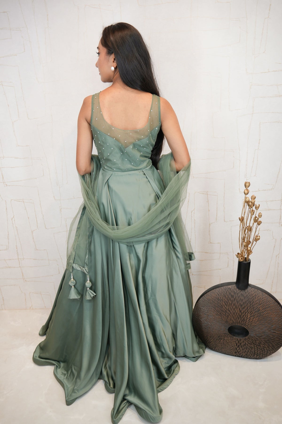 Sparkle Embellished Evening Gown