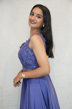 Embellished Sheer Waist Gown