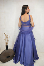 Embellished Sheer Waist Gown