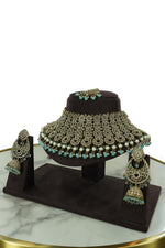 Kundan Bridal Choker Necklace Set with Earrings
