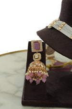 Elegant Long Necklace Set with Earrings