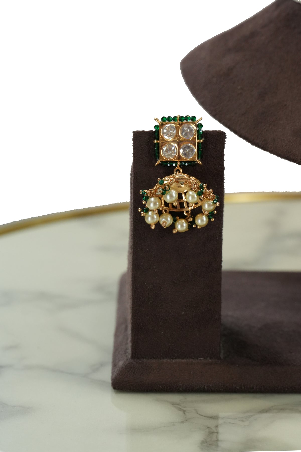 Traditional Kundan Choker Necklace Set with Earrings