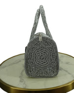 Rosette Hand Embellished Handbag