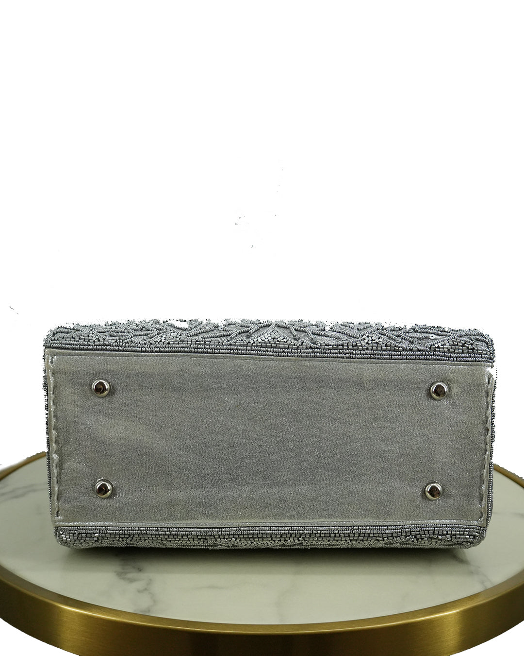 Rosette Hand Embellished Handbag