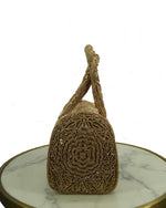 Rosette Hand Embellished Handbag