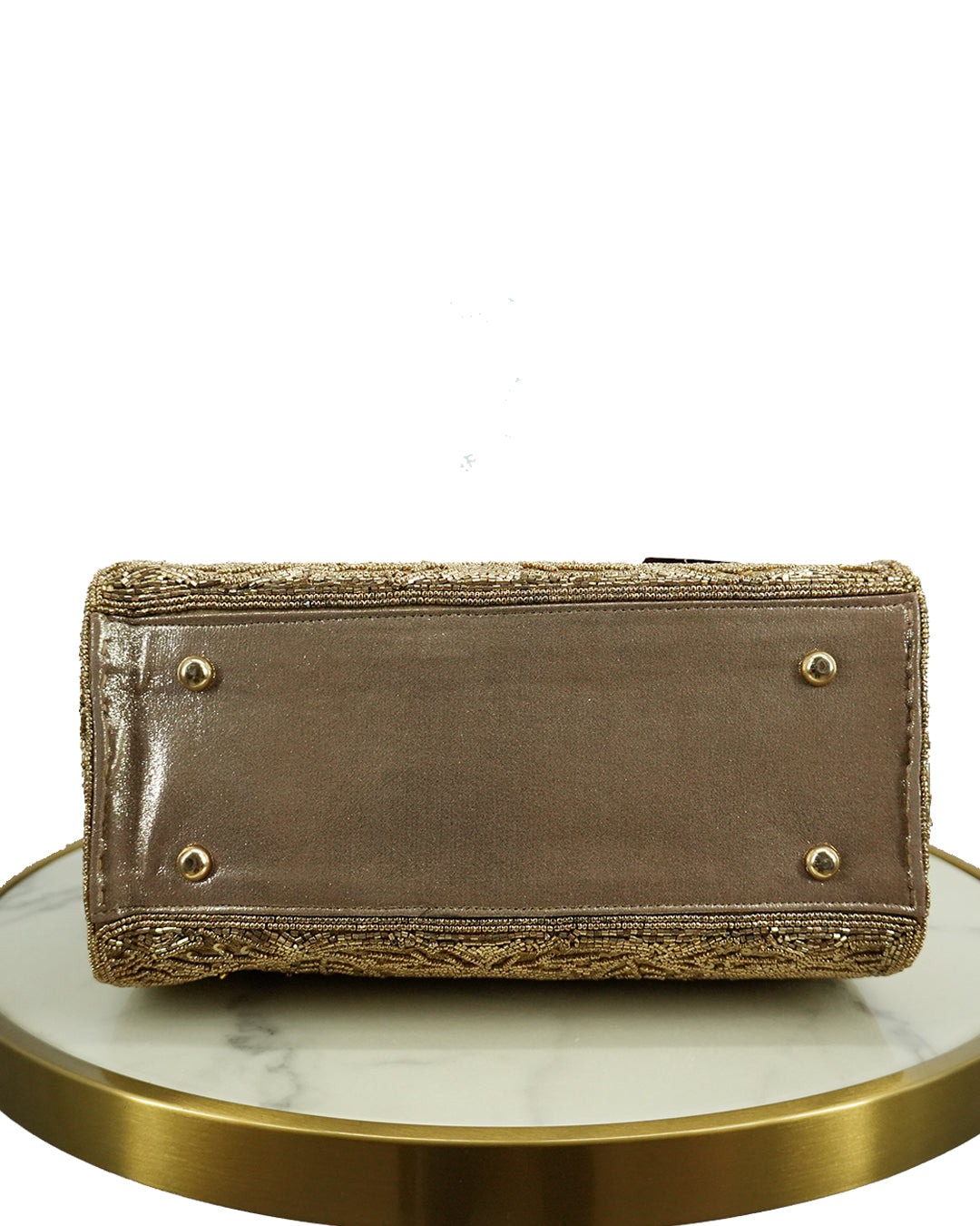 Rosette Hand Embellished Handbag