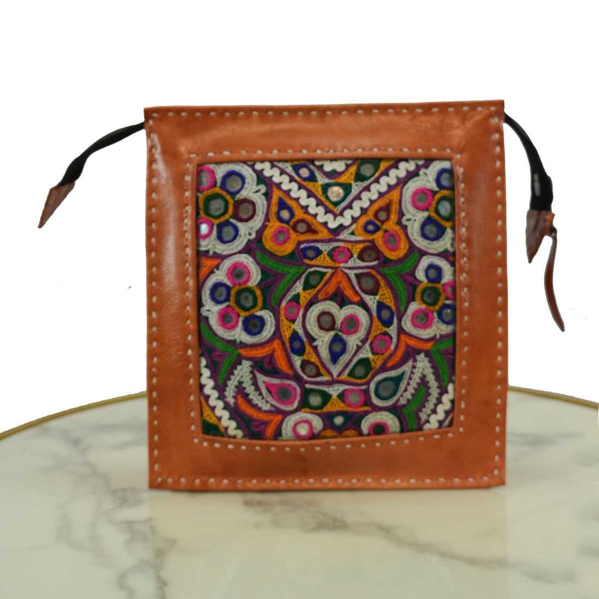 Handcrafted Kutchhi Mirror Embroidered Sling Bag