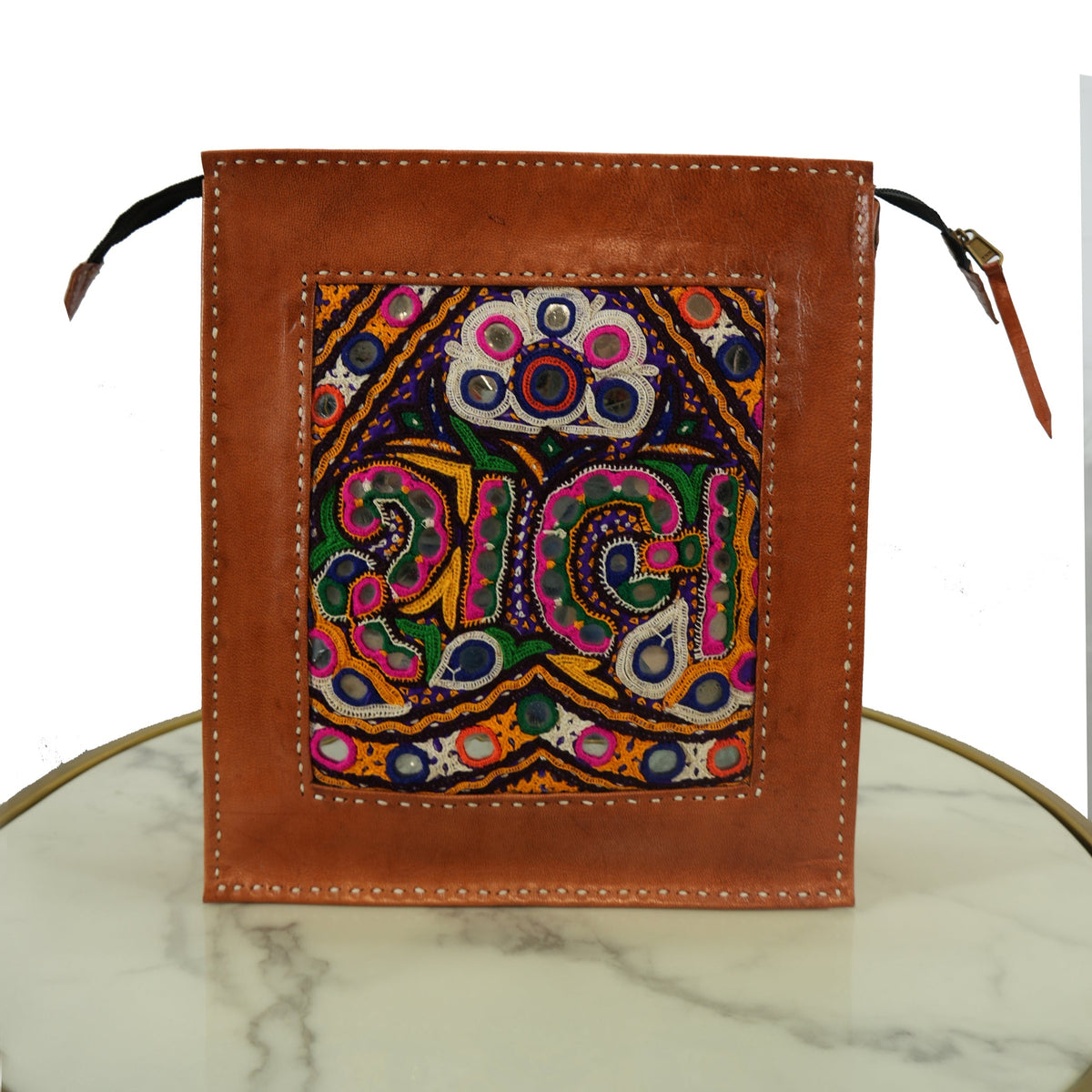 Handcrafted Kutchhi Mirror Embroidered Sling Bag