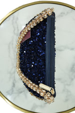 Midnight Sparkle Clutch