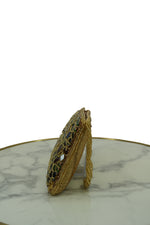 Multicolor Mosaic Embellished Clutch