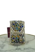 Mosaic Stone Embellished Sling Bag