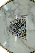 Mosaic Stone Embellished Sling Bag