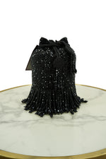 Black Beaded Potli Bag