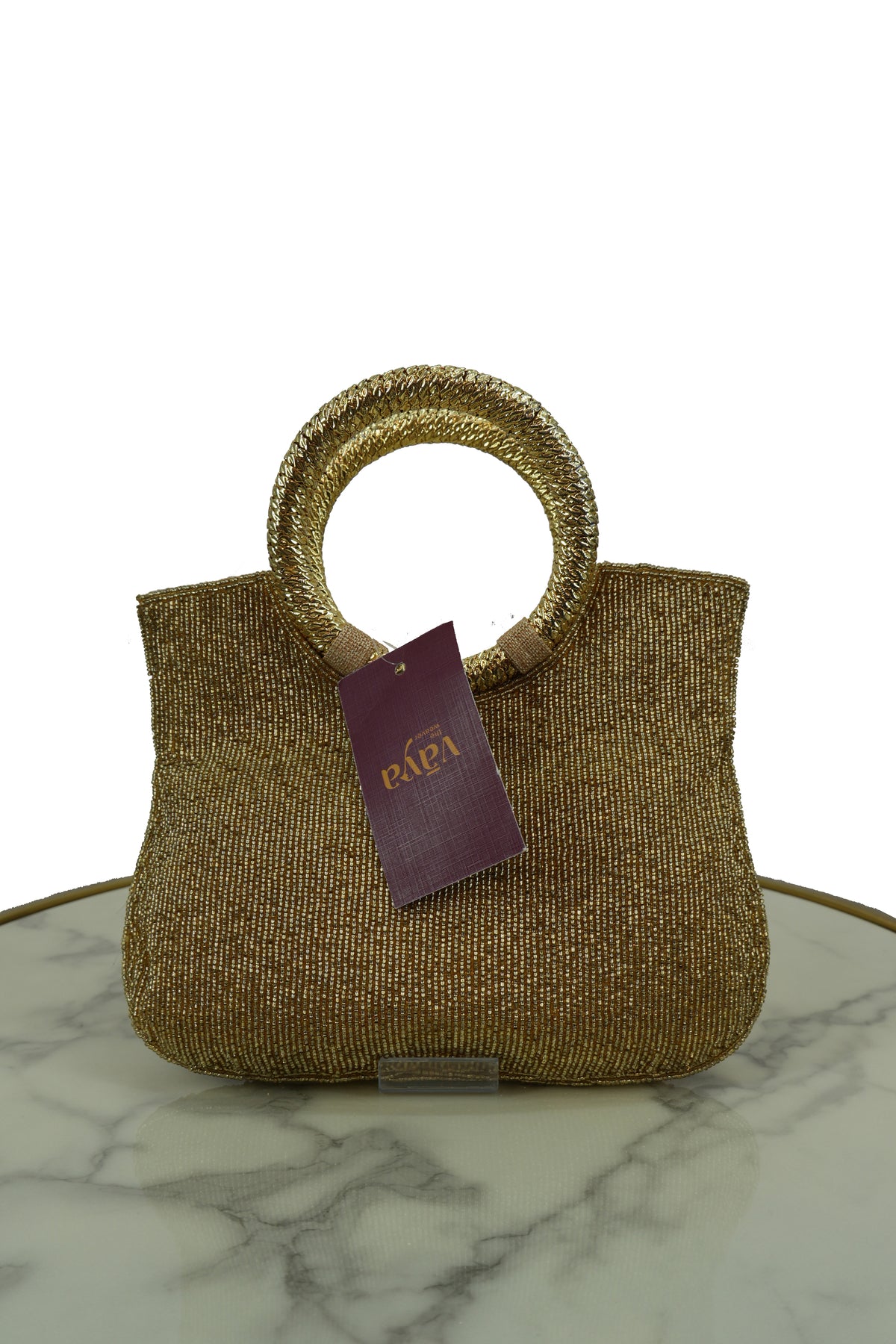 Mosaic Embellished Handle Bags