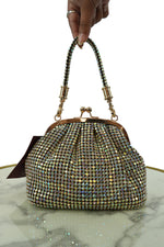 Crystal Studded Vintage Clutch
