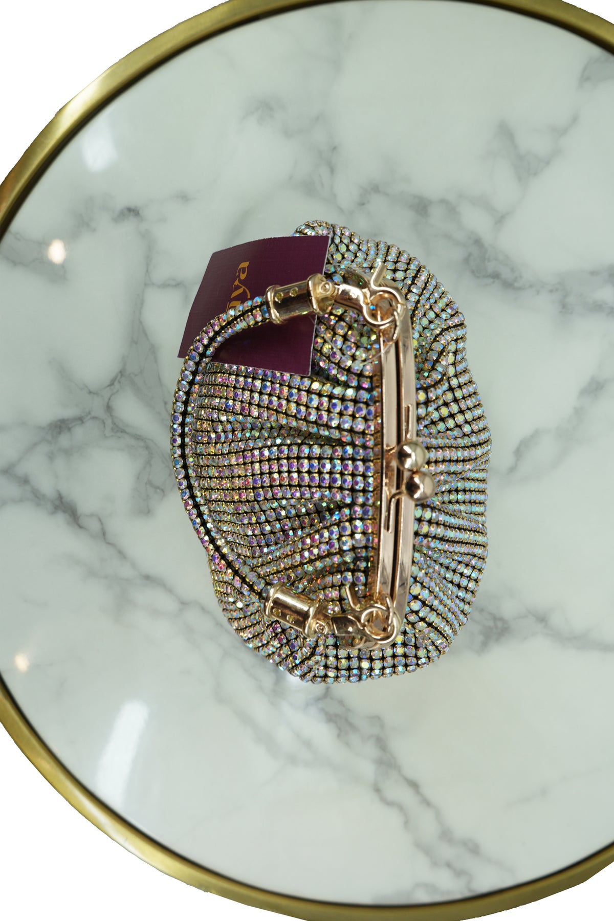 Crystal Studded Vintage Clutch