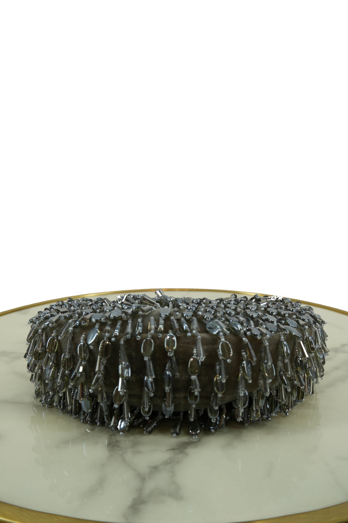 Sequin Embellished Hobo Bag