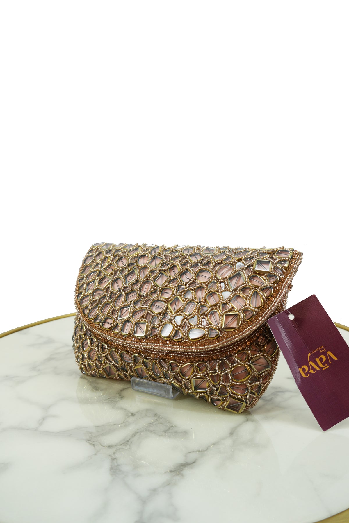 Elegant Handcrafted Beaded Clutch