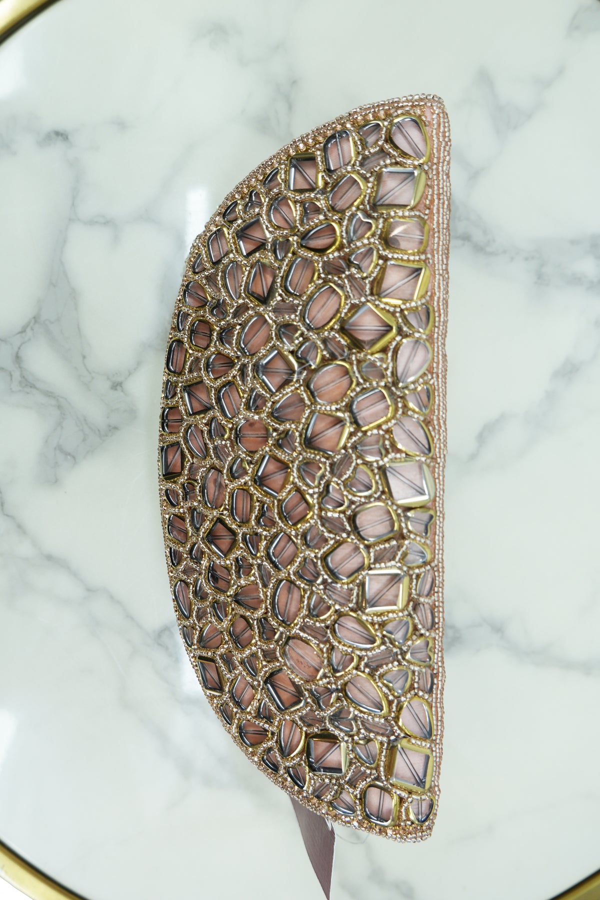 Elegant Handcrafted Beaded Clutch