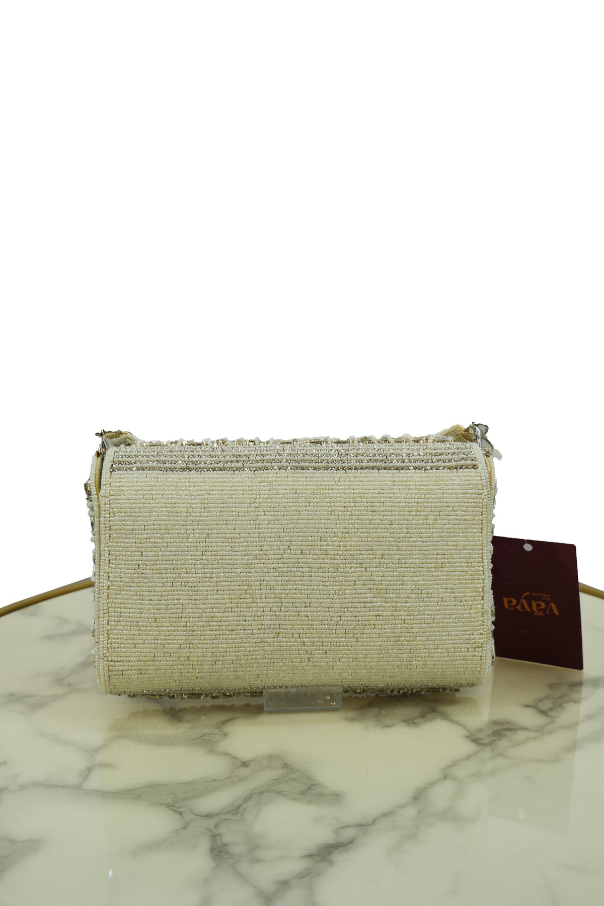 Crystal Bead Embellished Handbag