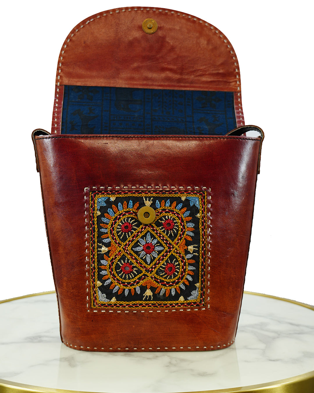 Heritage Luxe Handcrafted Leather Sling Bag