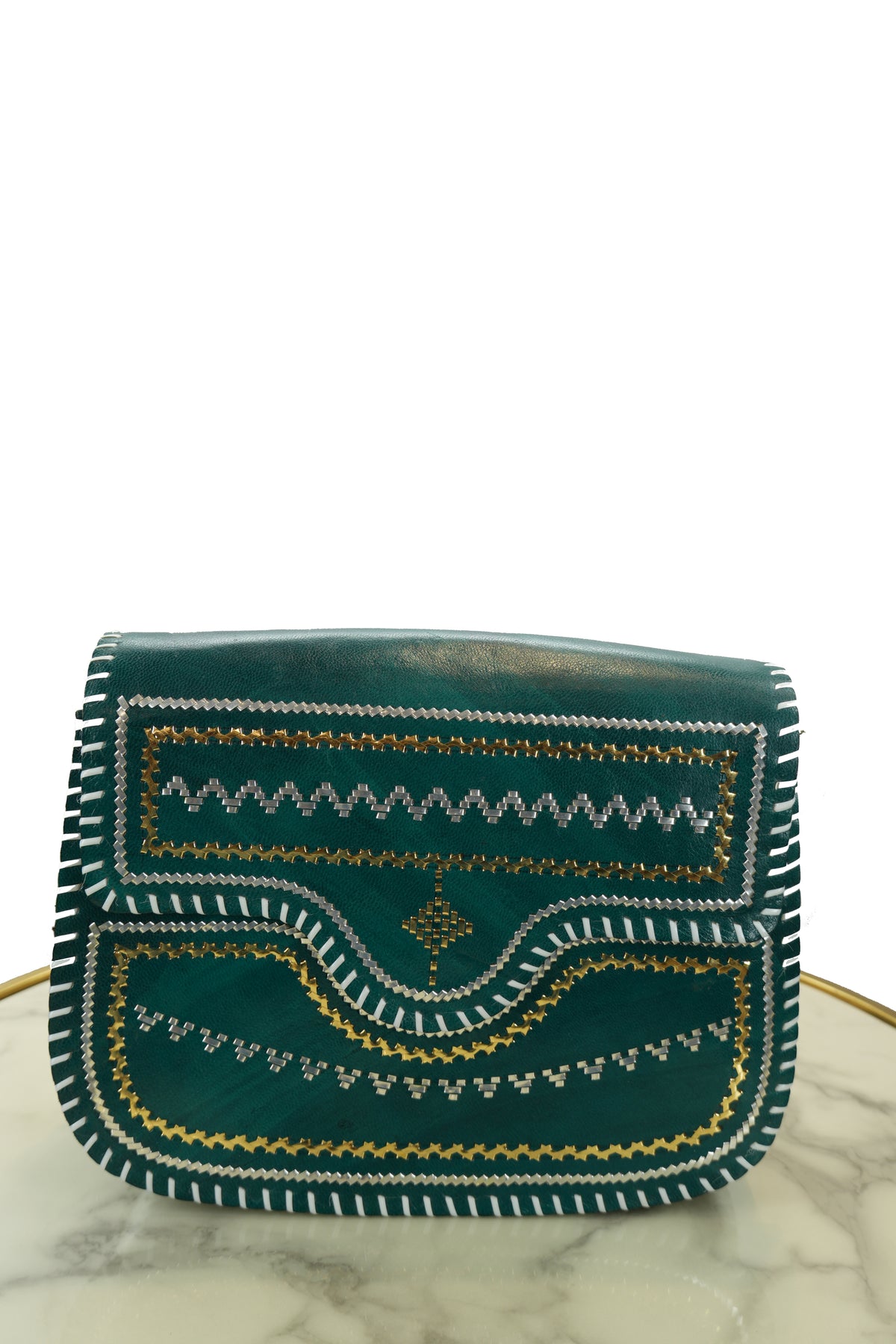 Handmade Kutchhi Leather Bag