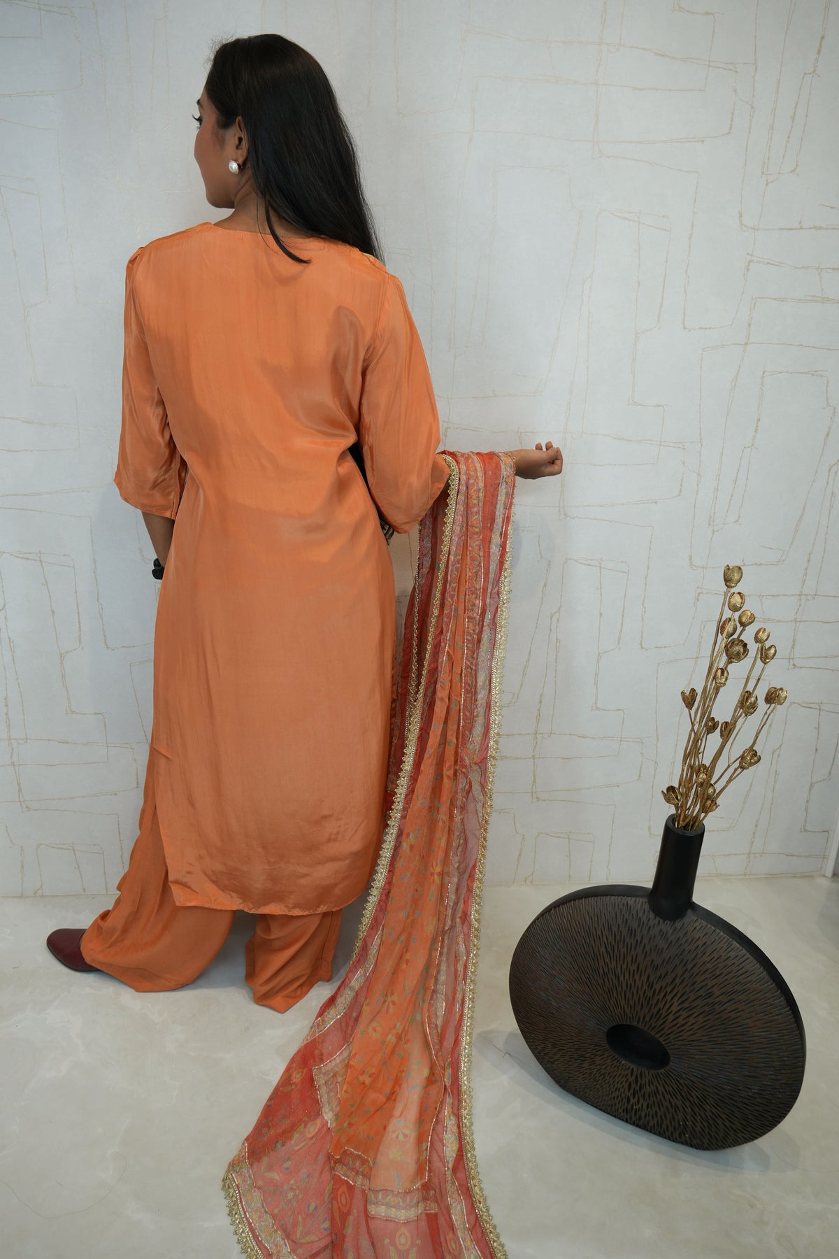 Handcrafted Embroidered Ethnic Kurta Set