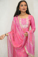 Handcrafted Embroidered Ethnic Kurta Set