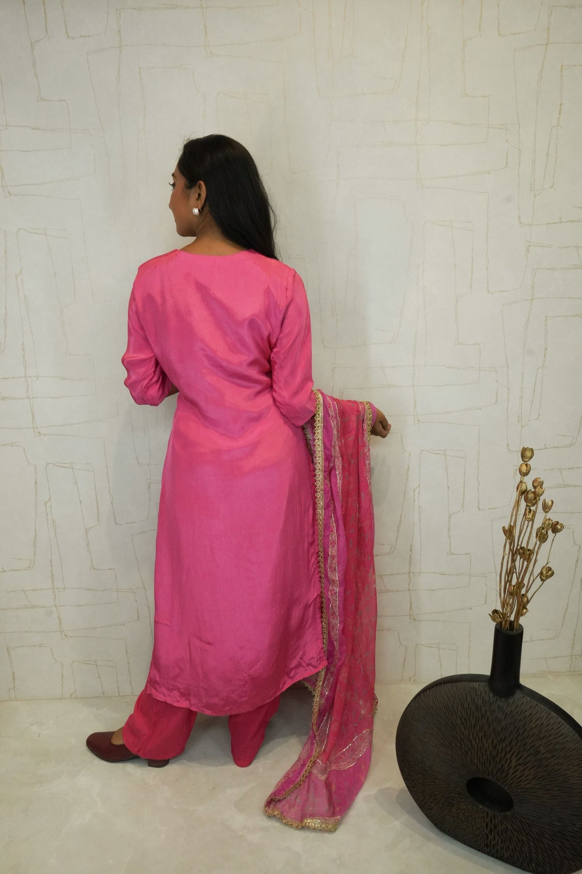 Handcrafted Embroidered Ethnic Kurta Set