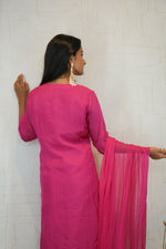 Vertical Striped Kurta Set