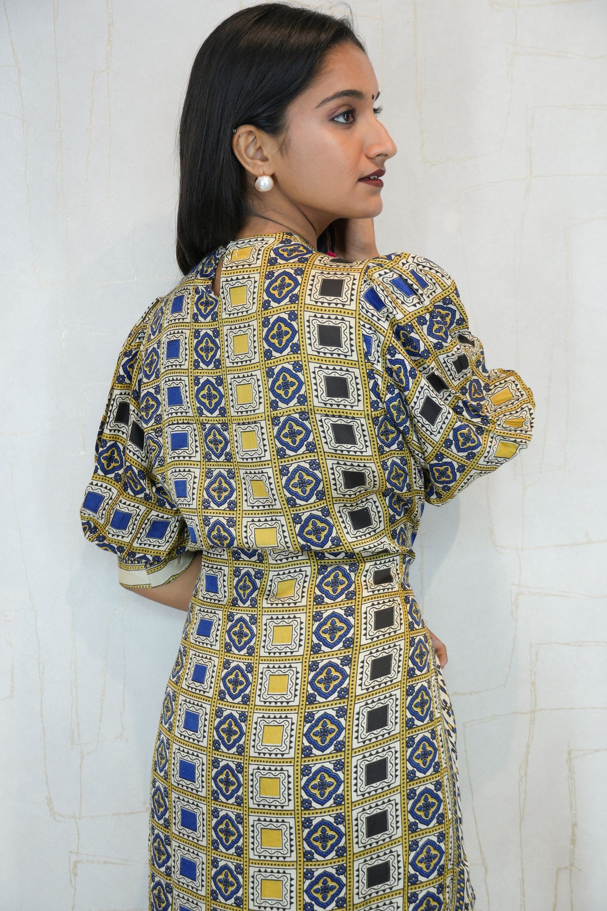 Royal Mosaic Embellished Kurti Set